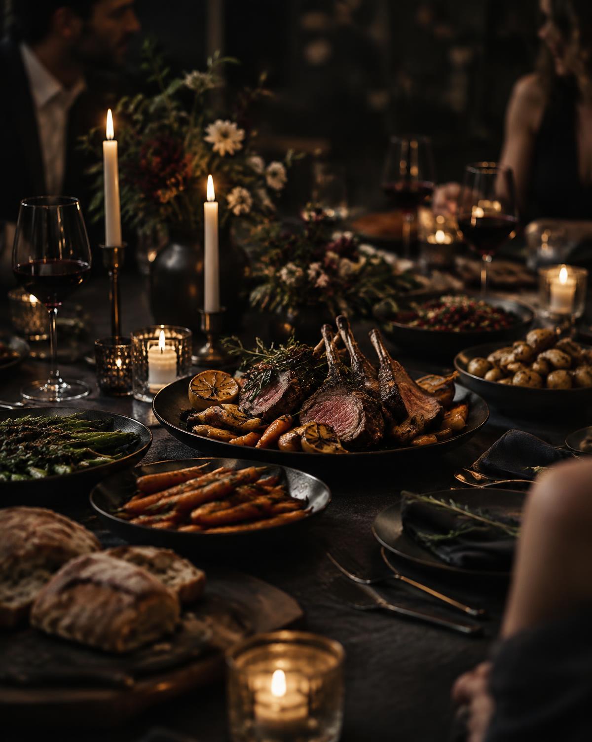 Intimate catered dinner by Table Fifteen